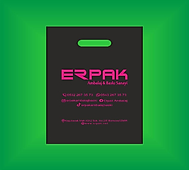 EL GEÇMELİ NAYLON POŞET SİYAH 50*60