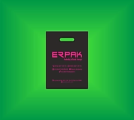 EL GEÇMELİ NAYLON POŞET SİYAH 20*30